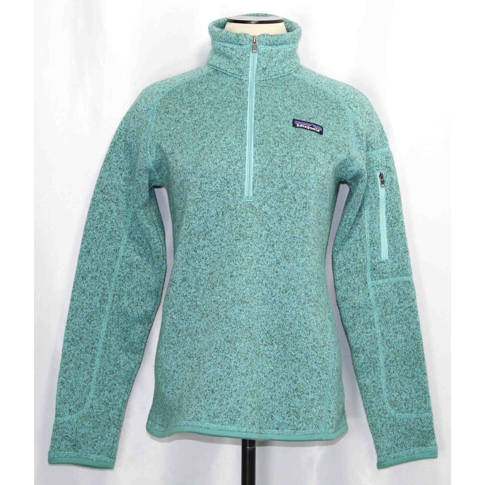PATAGONIA 1/4 Zip Forest Green‎ Fleece STY25617 Womens Size Small